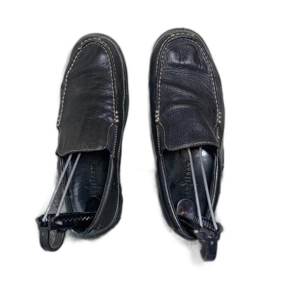 Cole Haan C03557 Tucker Venetian Men Black Driving Leather Slip On Size 8W - Picture 8 of 10